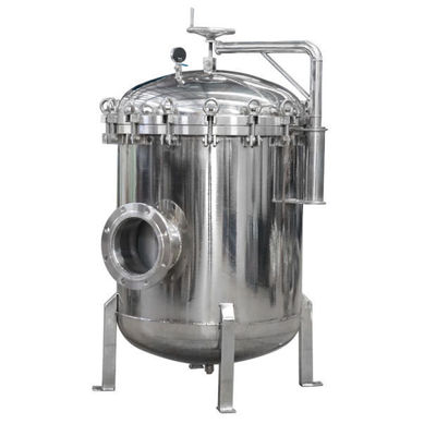 80-600m3/H Flow Quick Open Mesh SS304/316L Filter Housing for Water Filtration System