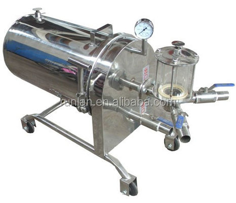 Moveable Stainless Steel Diatomite Filter for Brewery and Wine Liquid Valves caliber Dn32