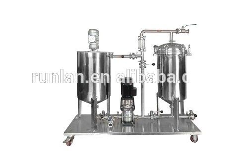 Moveable Stainless Steel Diatomite Filter for Brewery and Wine Liquid Valves caliber Dn32
