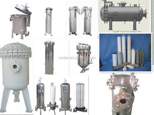 1-800um Micron Rating Polypropylene PP Bag Filter Housing Industrial Water Purification System