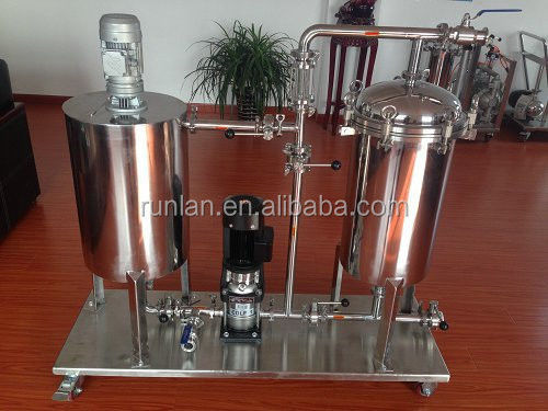 Industrial Stainless Steel 304/316L Diatomite Small Yellow Wine Filter for Wine Industry