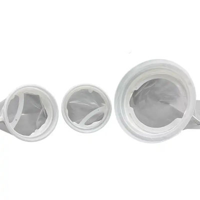 High Temperature Filter Bags Sock with Plastic Ring 15 25 100 500 Micron Nylon Mesh