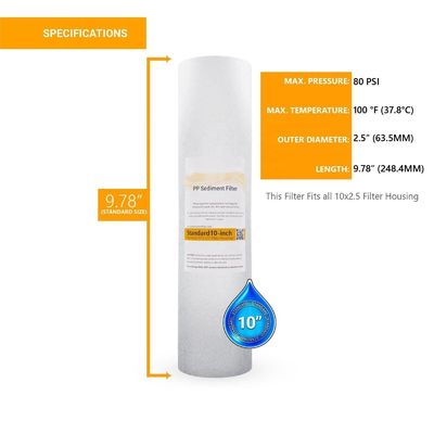 1kg Sediment Water Filter Cartridge for Clean Water Solution at Printing Shops and 1kg