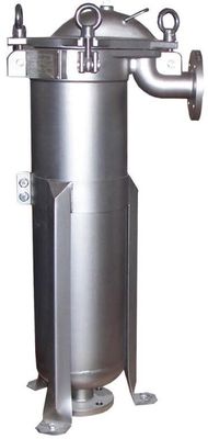 Flanged Connection Stainless Steel 304/306L Top Entry Single Bag Filter Housing Chemical Filter Machine