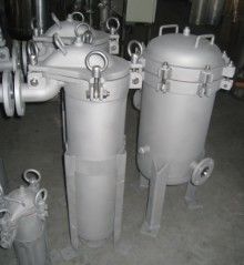 Tailored Filtration Solutions Stainless Steel Bag Filter Vessel for Construction Works