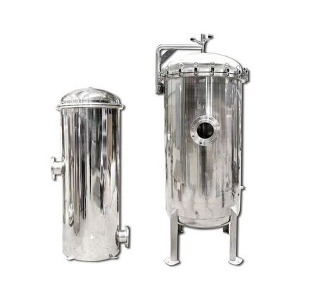 62KG Sleek Stainless Steel Bag Filter Vessel for Aesthetic Water Treatment in Garment Shops