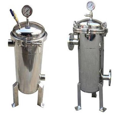 62KG Sleek Stainless Steel Bag Filter Vessel for Aesthetic Water Treatment in Garment Shops