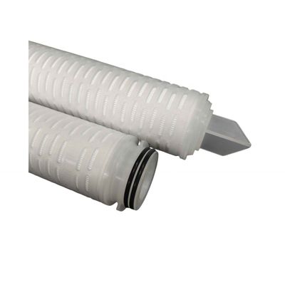 1kg Electronics Industry PP Pleated Filter Cartridge 0.1um for Productivity 500L/Hour