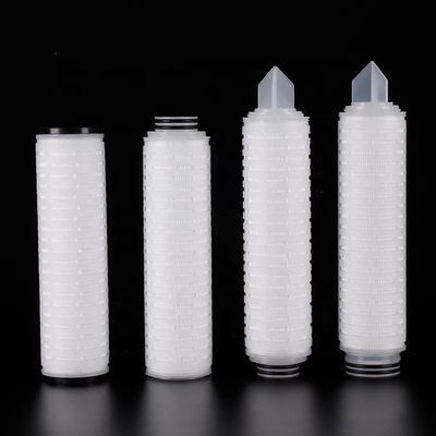 1kg Electronics Industry PP Pleated Filter Cartridge 0.1um for Productivity 500L/Hour