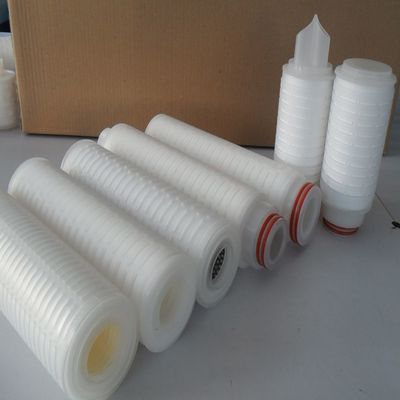 PP Pleated Filter Cartridge 1 20um in 10*10*30cm Size for Industrial Filtration Needs