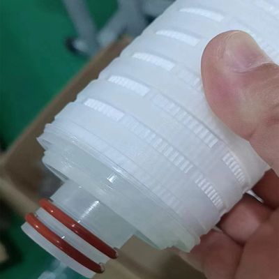 PP Pleated Filter Cartridge 1 20um in 10*10*30cm Size for Industrial Filtration Needs
