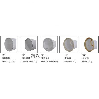 Size 2 PP PET Bag Filter Housing for Chemical Paint Filtration Precision 180mm x 810mm