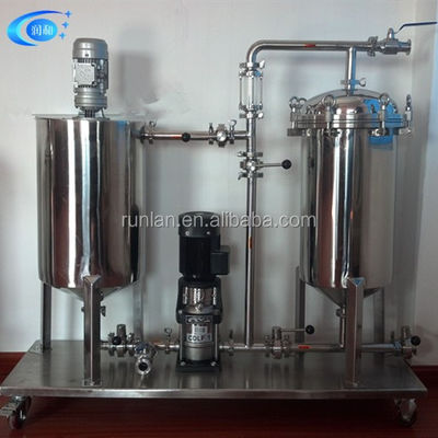 SUS304/SUS316L Stainless Steel Diatomite Small Yellow Wine Filter for Wine Industry