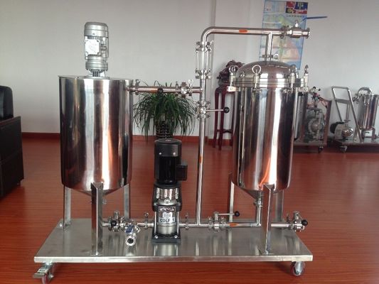 SUS304/SUS316L Stainless Steel Diatomite Small Yellow Wine Filter for Wine Industry