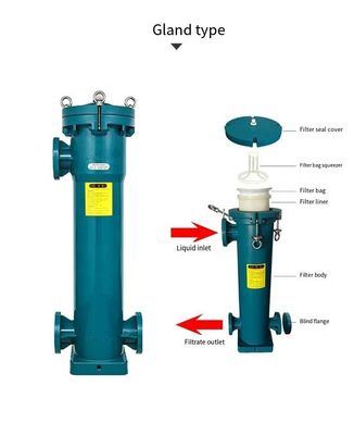 Durable Stainless Steel Polypropylene Bag Filter Housing for Industrial Filtration Needs