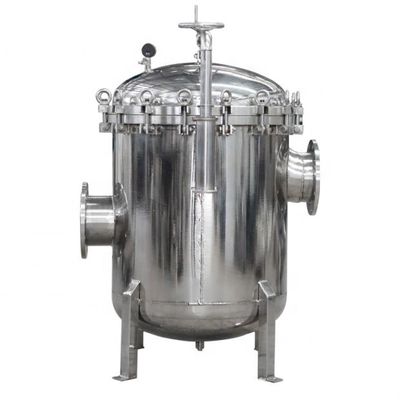 62KG Quick Opening 4-Bag Filter Housing Efficiently Filters for Food Beverage