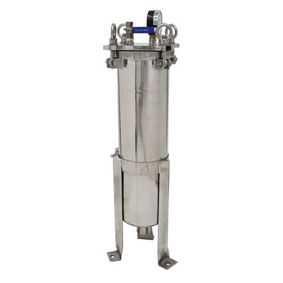 62KG 304 Stainless Steel 100 Psi NPT Bag Filter for Industrial Chemical Filtration