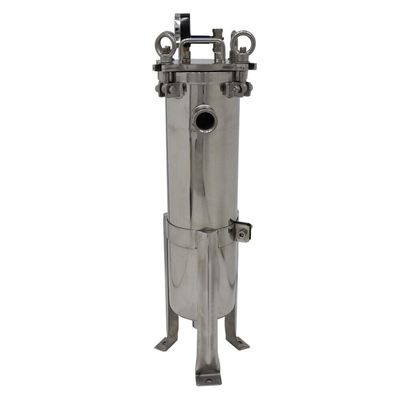 62KG 304 Stainless Steel 100 Psi NPT Bag Filter for Industrial Chemical Filtration