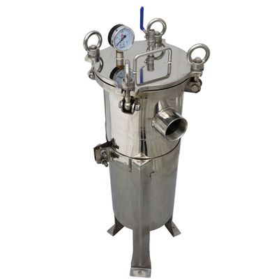 62KG Stainless Steel Bag Filter Housing for Construction Works and Filtration 2" NPT