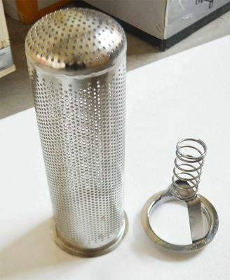 304 SS 1" In/Out 120 Psi Bag Filter Housing 62KG Weight for Building Material Shops