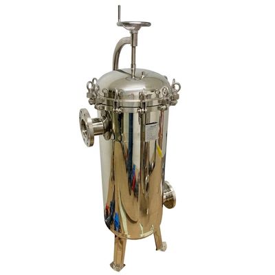 62KG Weight 304 Stainless Steel 3 Bag Multi-Filter Housing for Building Material Shops