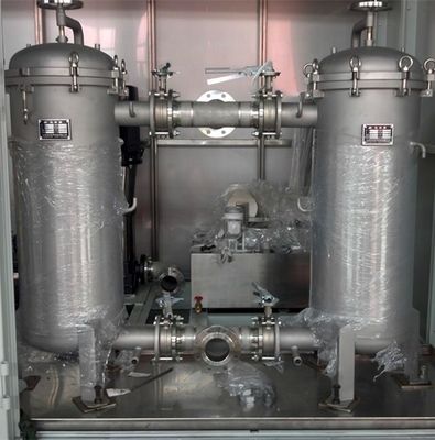 Size 1 Carbon Steel Duplex Bag Filter Vessel 62KG Weight for Hotels and Professional
