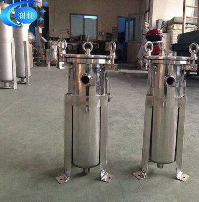 Size 1 Carbon Steel Duplex Bag Filter Vessel 62KG Weight for Hotels and Professional