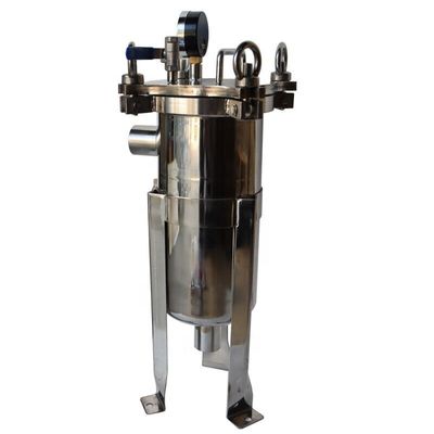 304 Stainless 3 Bag Filter 1" NPT In/Out 120 psi Weight KG 62 for Manufacturing Plants
