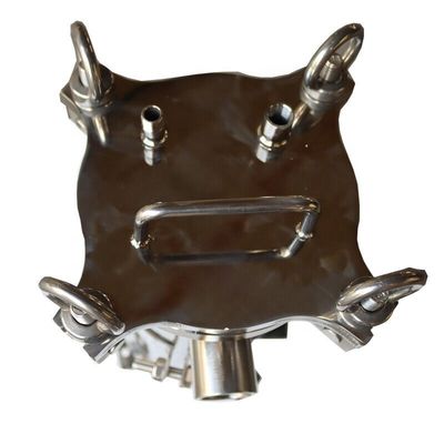 304 Stainless 3 Bag Filter 1" NPT In/Out 120 psi Weight KG 62 for Manufacturing Plants