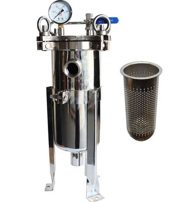 304 Stainless 3 Bag Filter 1" NPT In/Out 120 psi Weight KG 62 for Manufacturing Plants