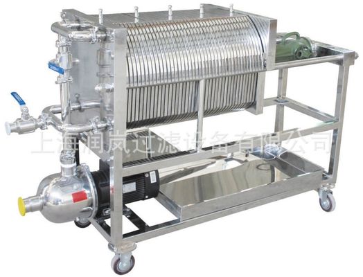 Stainless Steel Manual Filter Press for Wine Filtering Machine within 0-7m2 Filter Area