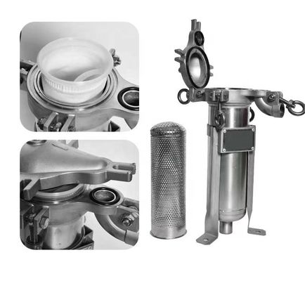 Turtle-Back Single-Bag Filter Housing for Hotels Weight 62 KG in Industrial Filtration