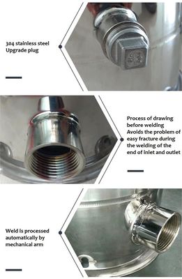 Quick Connect/Flanged SUS304/SUS316L Activated Carbon Filter Housing Filtration Machine