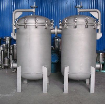Low Pressure Loss Bag Cartridge Filter Housing for Automatic Operation and Small Size