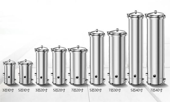 Industrial Milk or Wine Filtration with Food Grade Cartridge Filter and Square Gasket
