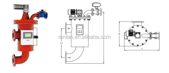 80-2700W Industrial Self Cleaning Filter for Pre-treatment System in Manufacturing Plant