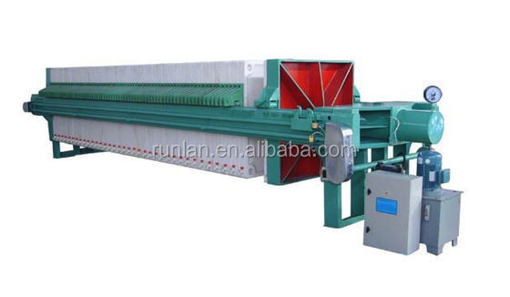 30mm Filter Cake Thickness Hydraulic Chamber Filter Press Machine for Volume 220-1056L