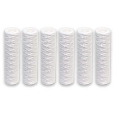 25MM String Wound Filter Cartridge with Temperature Resistance and Durable PP Material