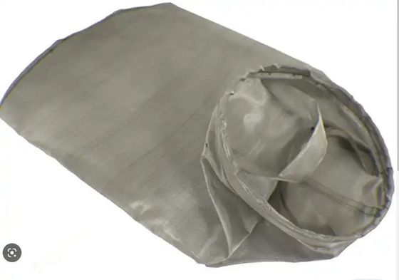 120C maximum temperature limit stainless steel filter bag for oil industry consumables