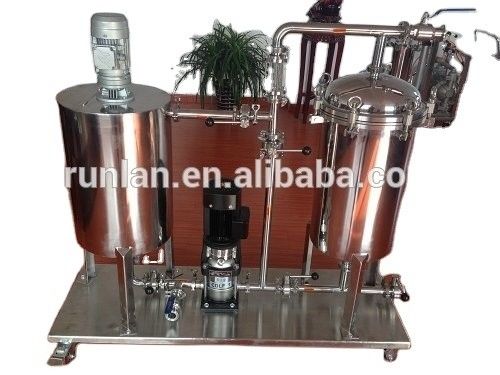 12 Months After Service Stainless Steel Coarse Filtration Alcohol Beer Filter Machine