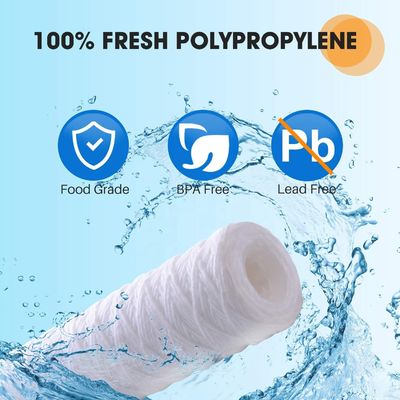 10 Micron PP String Wound Filter Cartridge Optimal Filtration for Your Applications