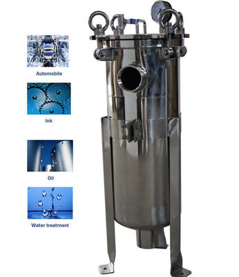 62KG Weight Stainless Steel Multi Bag Filter Housing for Building Material Shops
